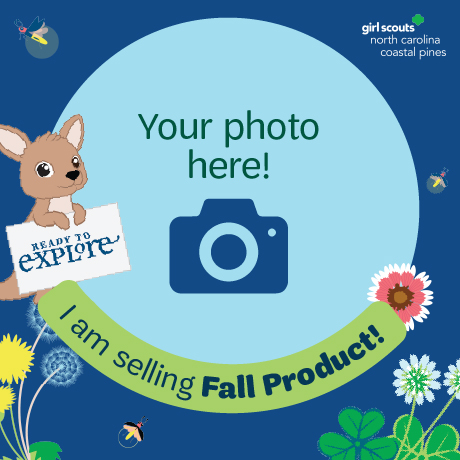 Download a custom photo frame to share that you're selling Fall Product!